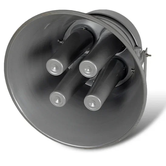 High-power remote horn speaker (4 sets of drive units) optional 100V or 4-16 ohm input