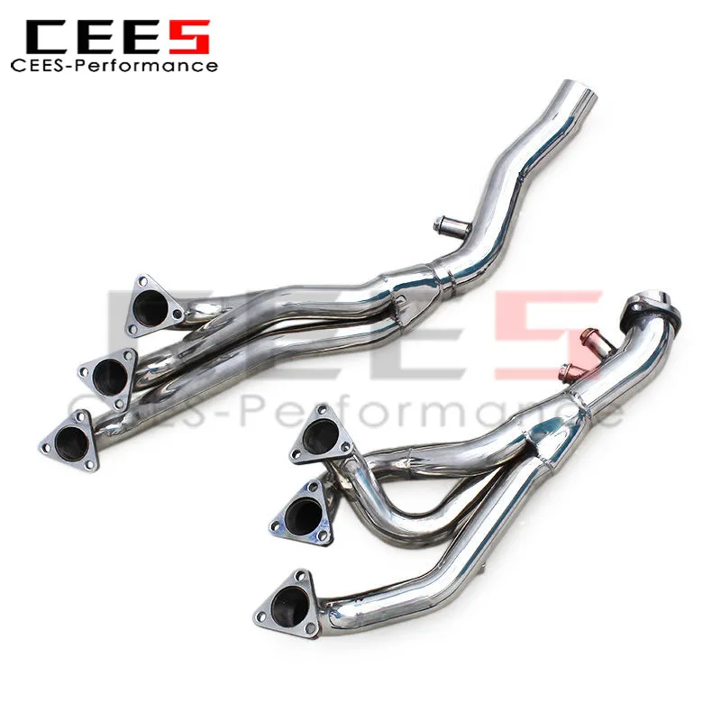 

Выпускной коллектор CEES для BMW M3 E46 L6 3.2L 2000-2006, выхлопные трубы гоночного автомобиля, уличные коллекторы, спортивные трубы Merged