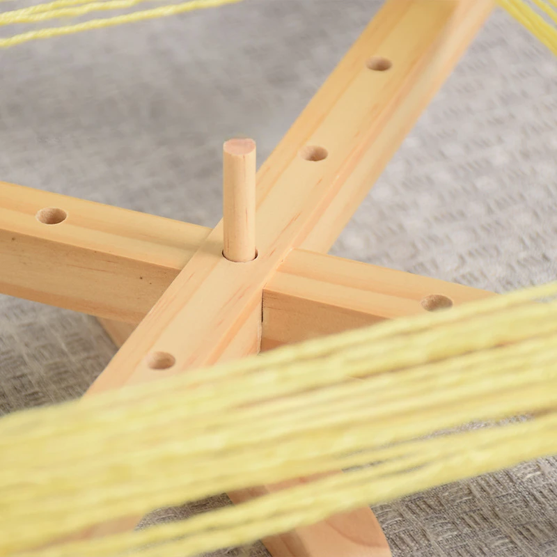 Wooden Swift Yarn Thread Fiber String Wool Winder Holder Hand Knitting Craft Tools For Patchwork DIY Accessories