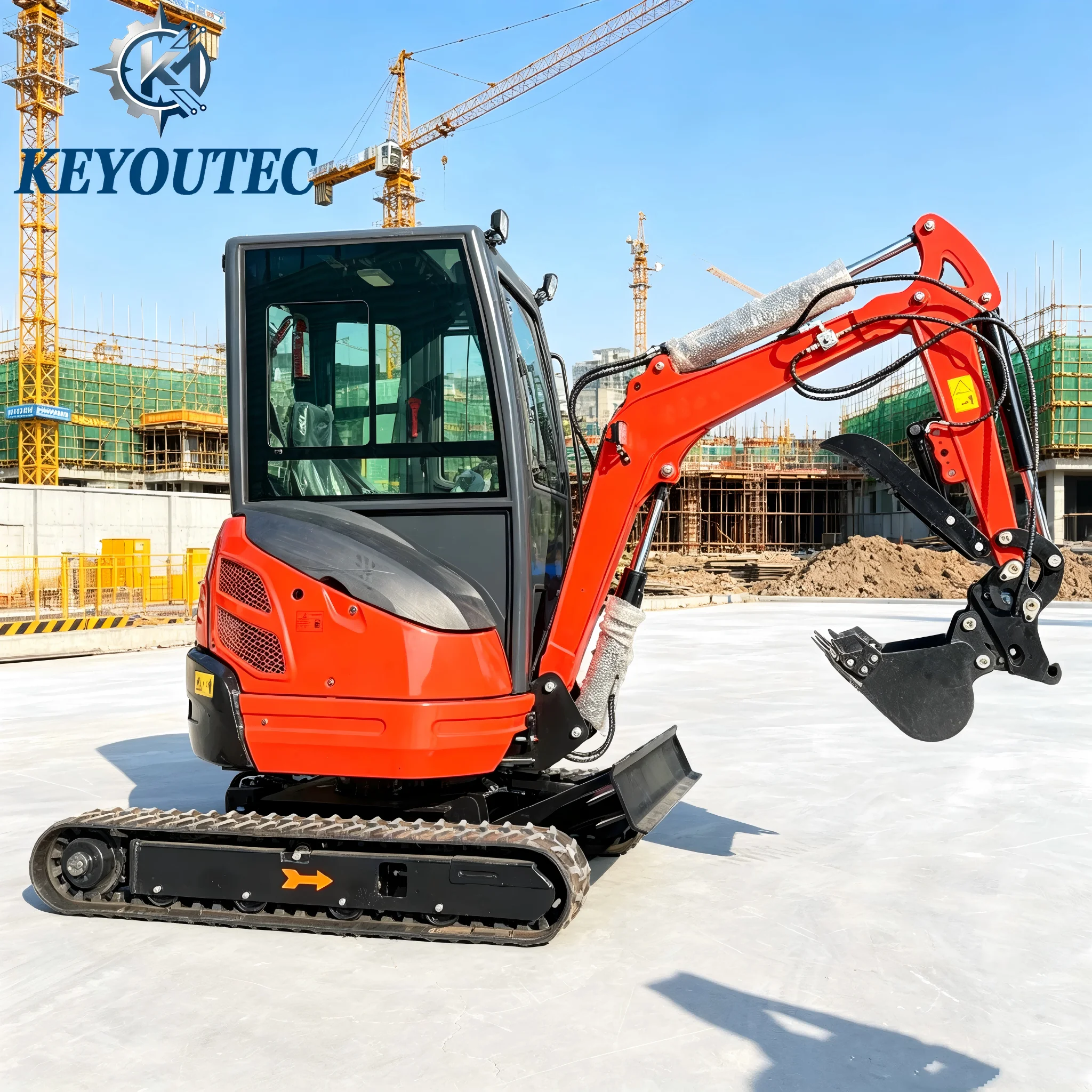 Top Rated Wholesale CE Approved 2 Ton Compact Design Hydraulic Thumb Auxiliary Valve Agriculture Orchard Crawler Mini Laidong
