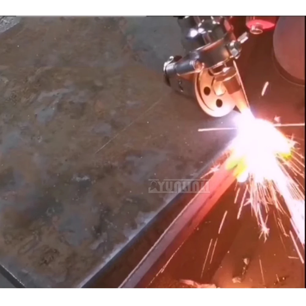 Máquina de corte automática portátil para furos de tubo de arco circular com tecnologia de corte de chama