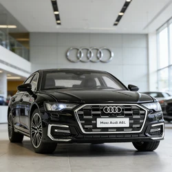 New 1:24 AUDI A6 Alloy Diecasts & Toy Vehicles Metal Toy Car Model Sound and light Collection Kids Toy