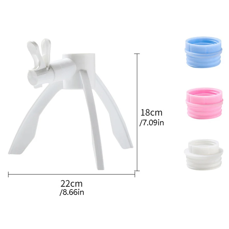 Support de bouteille d'eau inversé avec bec verseur, carafe à eau, distributeur de clics, 1 ensemble