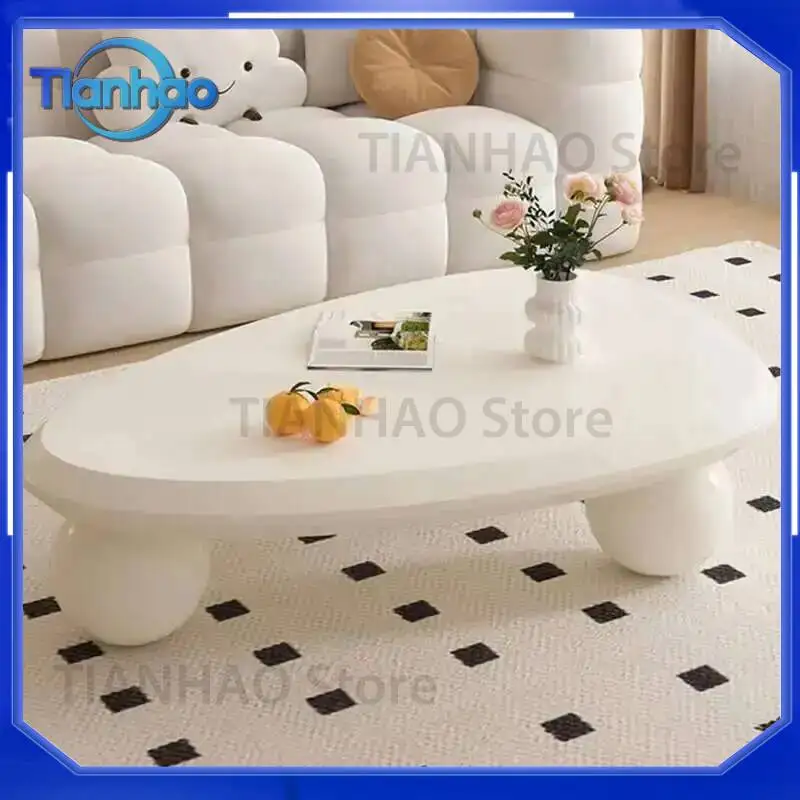 Clear Cute Coffee Table Organizer for Books Decoration Bedroom Simple Unique Sweet Mesas Bajas Lounge Suite Furniture