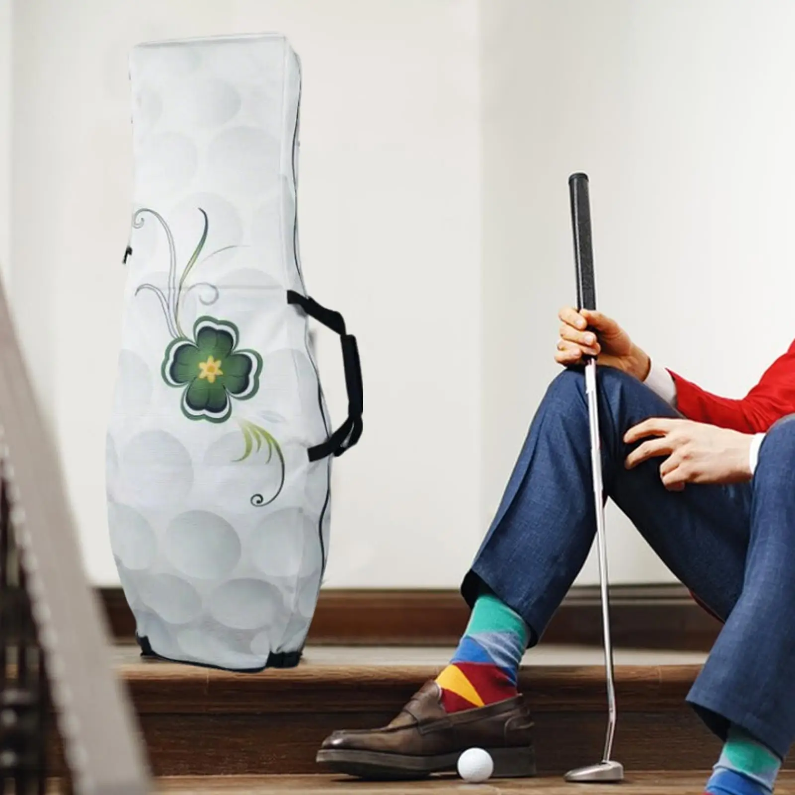 

Чехол для сумки для гольф-клуба Oxford Складная легкая дорожная сумка для гольфа для авиакомпании