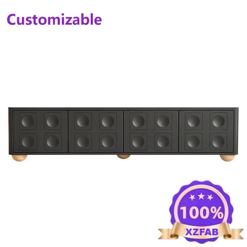 Factory Direct 2026 French minimalist high Internet celebrity floor TV cabinet Modern master bedroom small apartment household