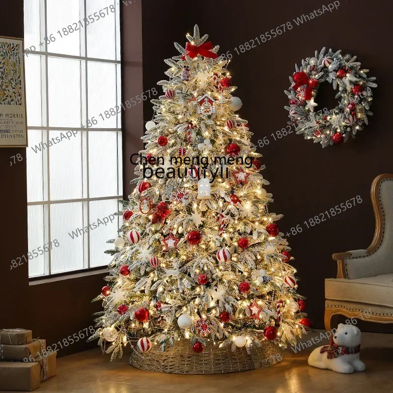 

D178 Luxury large Christmas tree home 1.5/1 meters Nordic Christmas decorations scene arrangement
