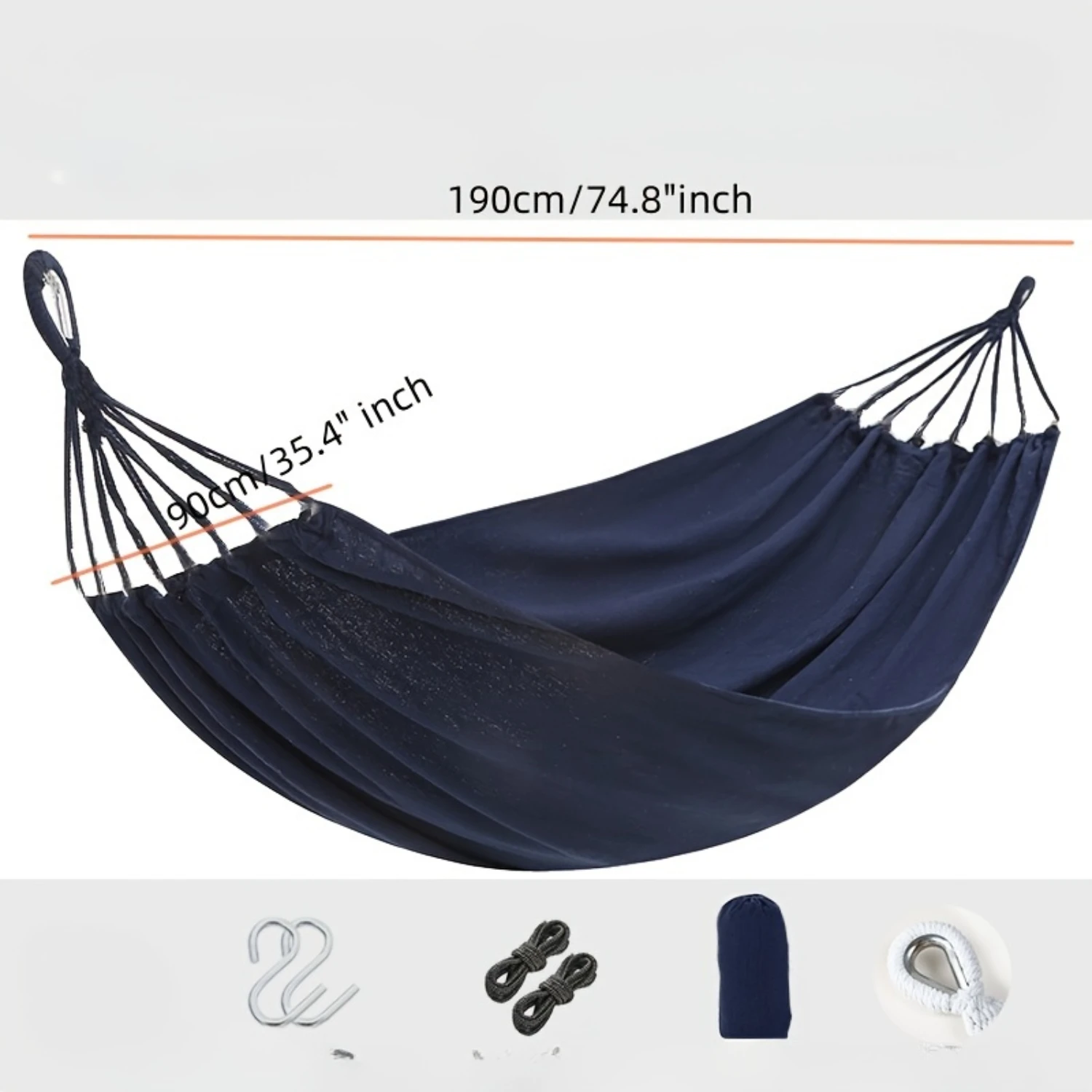 Outdoor Hanging Bed Swing Hammock for Summer Camping - Anti Rollover Design, Ideal for Household Indoor and Outdoor Use, Single
