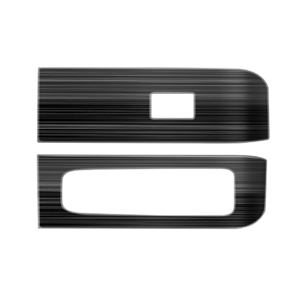 

Для Toyota Alphard 40 серия 2023 + нержавеющая сталь дверь Armest переключатель стеклоподъемника стеклянная панель управления Крышка черный RHD