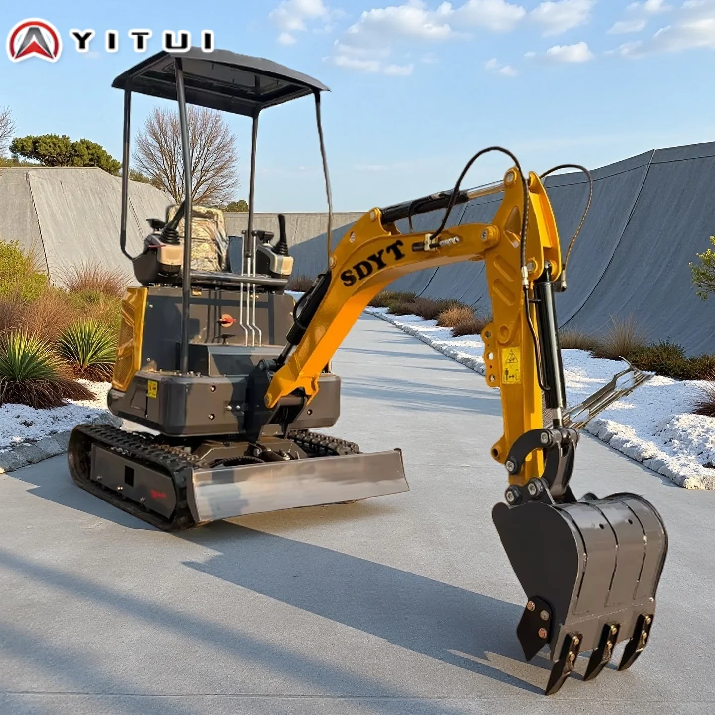 Best Selling Agricultural Orchard Mini Excavator 2 Ton Excavator Ce Epa Euro 5 Kubota Engine Farm Tractor 1.2ton Customized