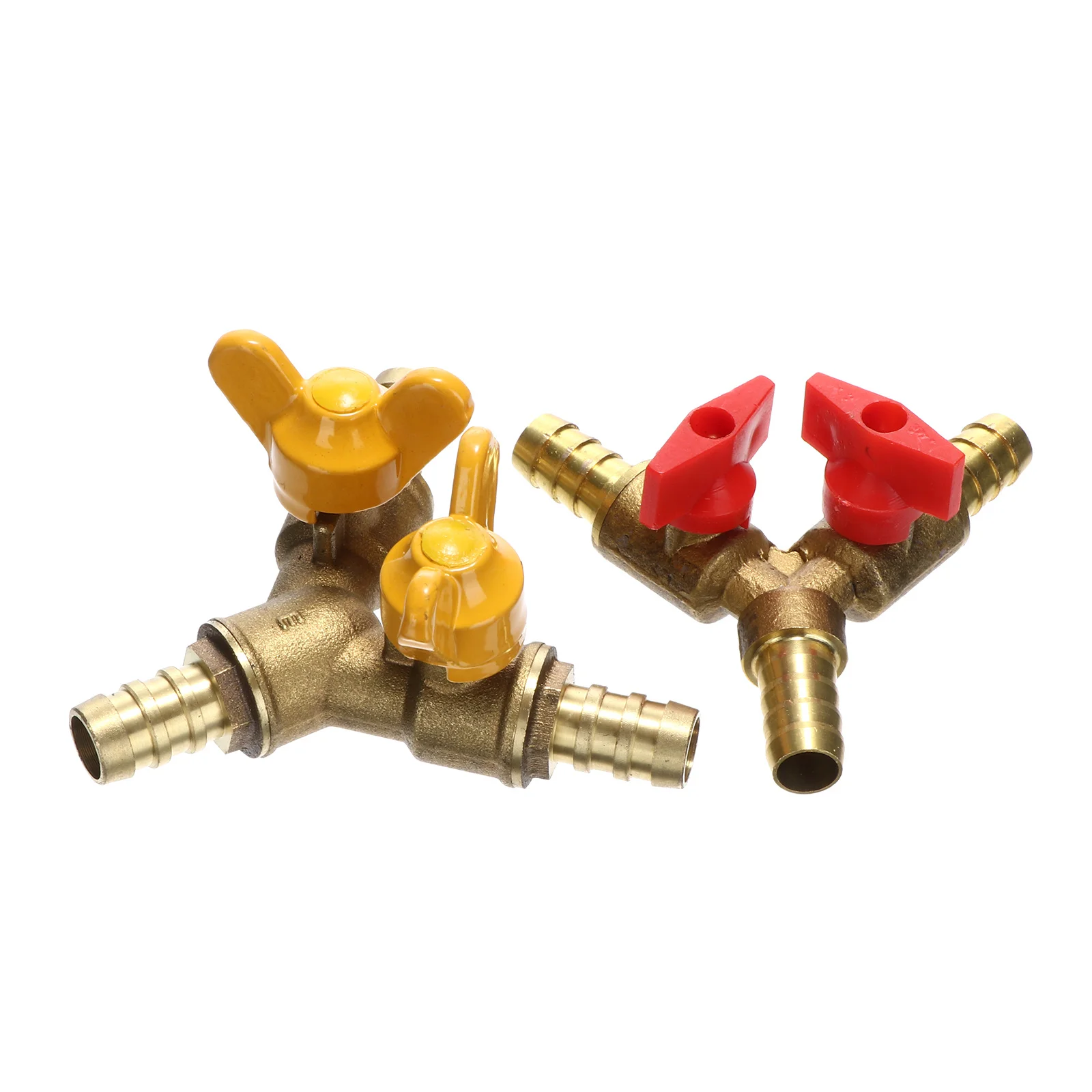 

2Pcs Y Shaped Copper 3 Way Fuel Gas Valve for Home Residential Commercial Use High Quality Shut Off Ball Valve Replacement