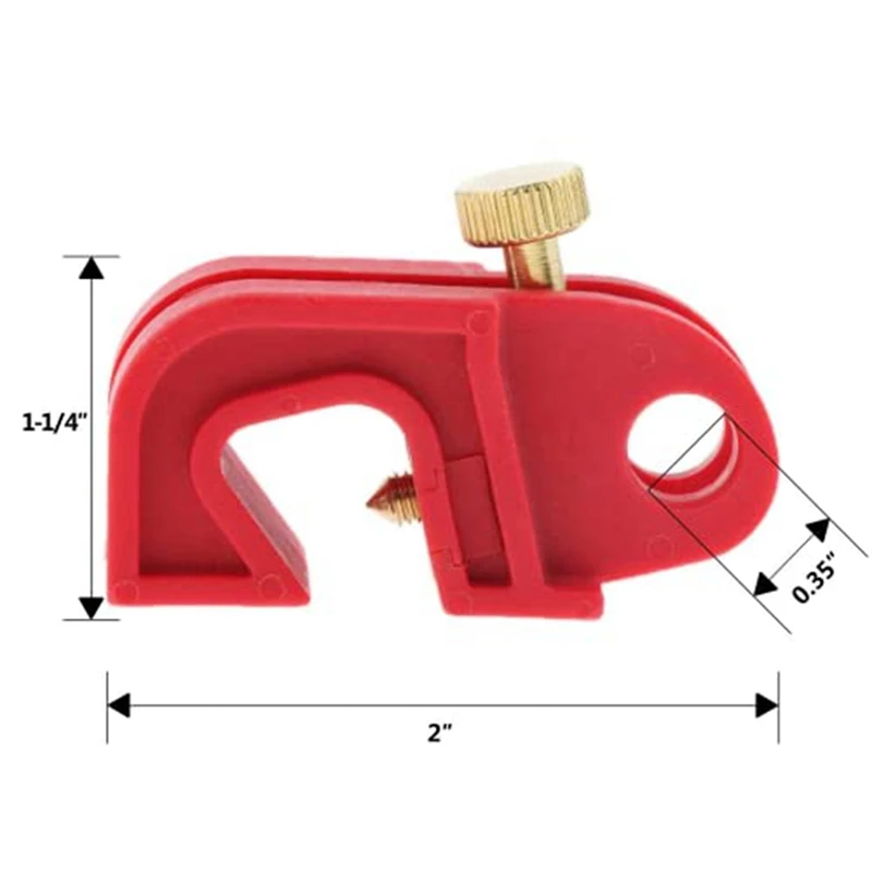 N15R-40X Circuit Breaker Lockout Device Lockout Tagout Tag Kit Breakers Lockout Universal Electrical For Lock Out Tag Out Set