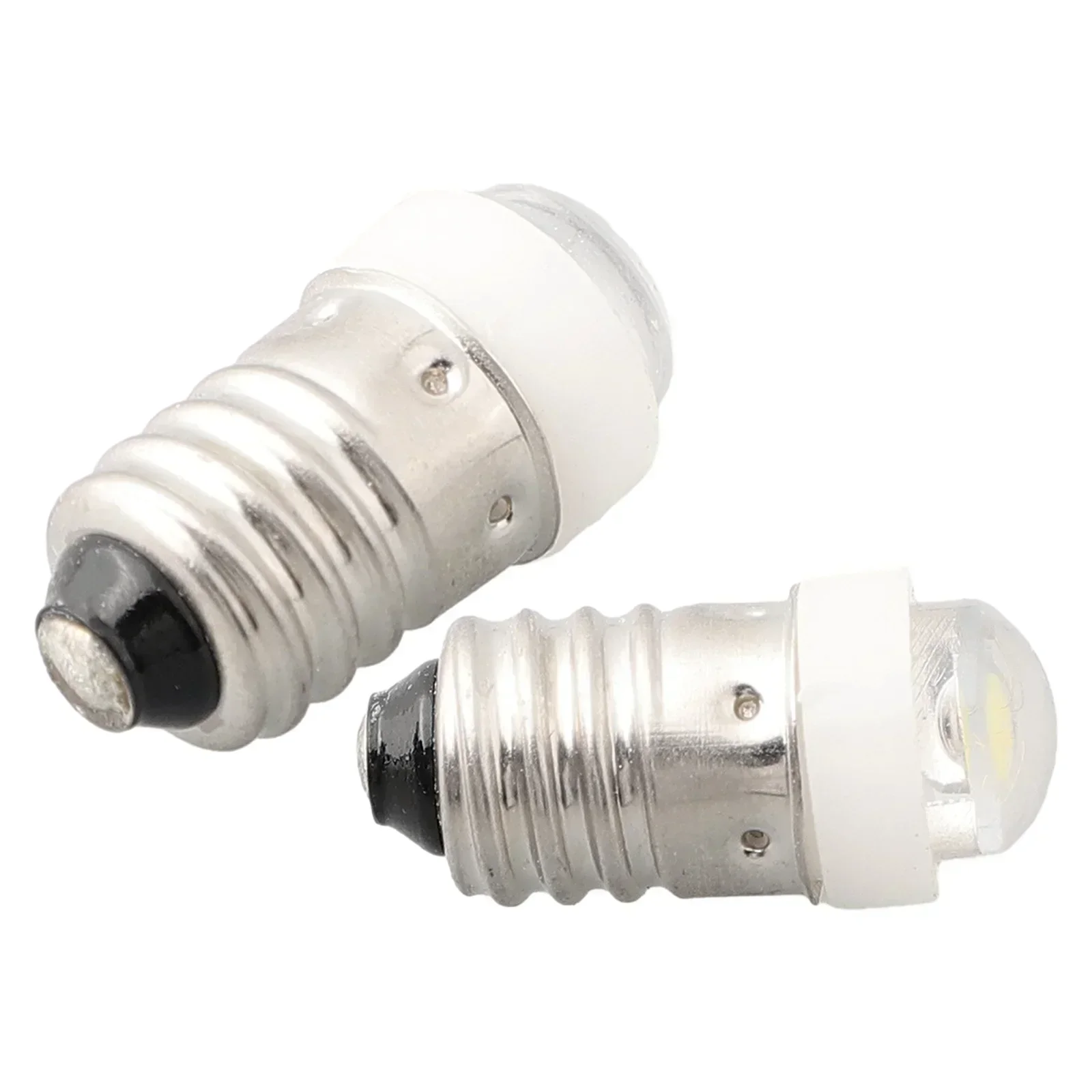 3/4.5/6V 0.5W 6000K 백색 LED E10 교체 전구 손전등 랜턴 비상 램프 횃불 캠핑 액세서리