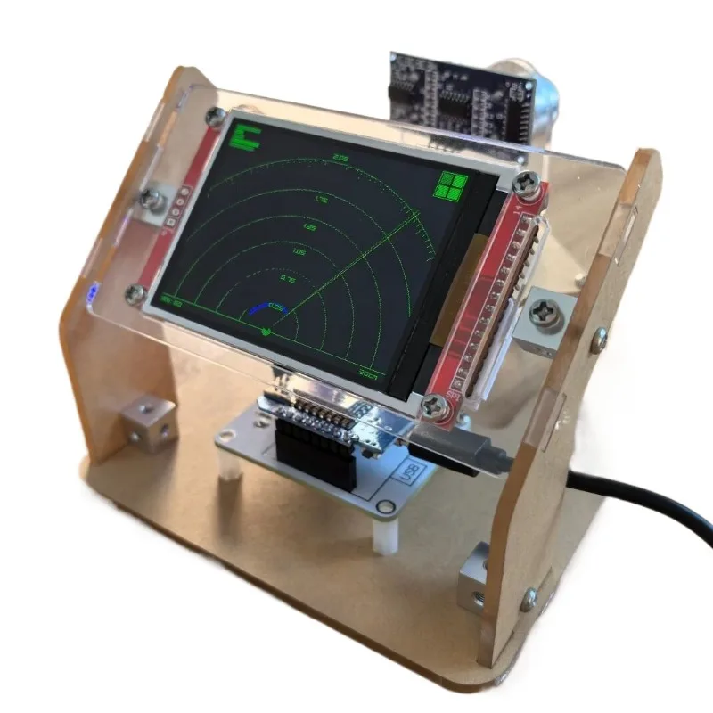 arduino-stm32-ultrasonic-radar-scanning-student-technology-making-diy-creative-toys-handmade-science-and-technology-innovation