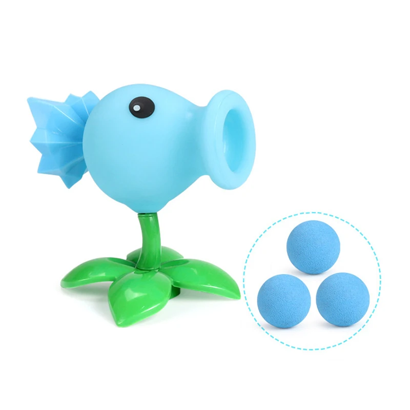 Plants Vs Zombies Game Soft Glue Peashooter Gatling Pea Shooter girasole Action Figure Model Dolls Shooting Toys regali di compleanno