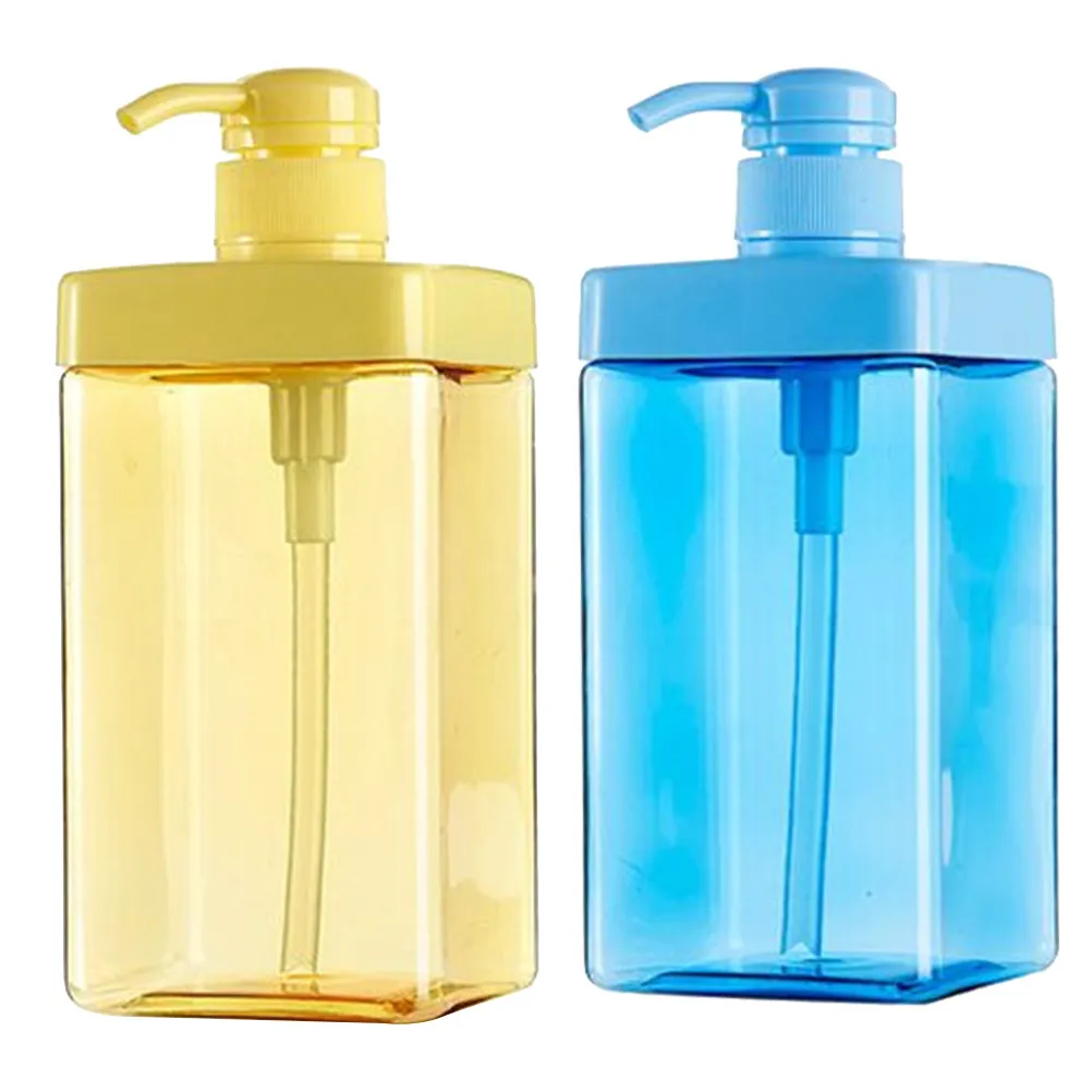 Botellas de plástico recargables con bomba para loción, gel de ducha, champú para bebé, jabón líquido, artículos de tocador de viaje, contenedor para baño, 800Ml, 2 uds.