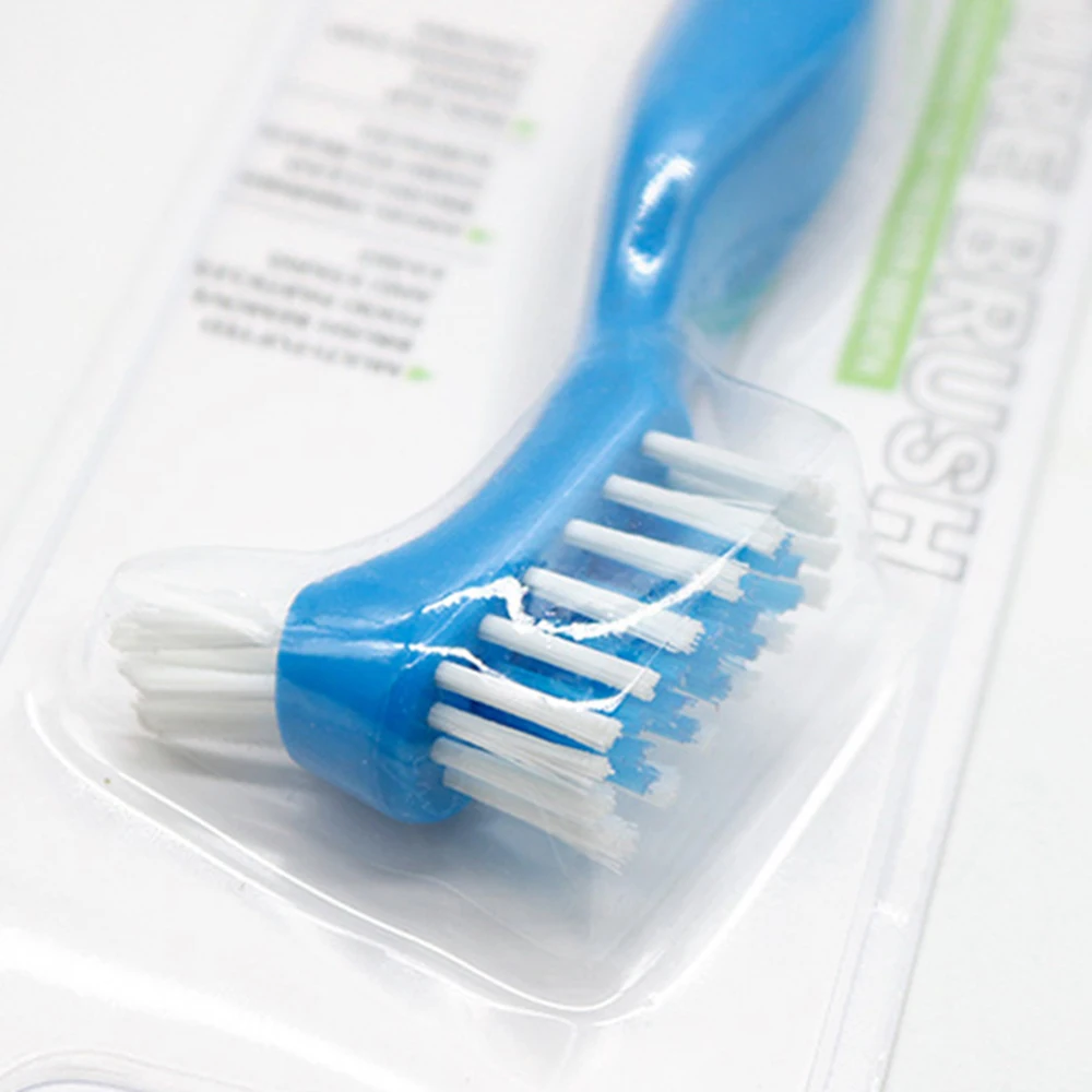 

1PC Denture Cleaning Brush Oral Cleaning Tools Useful Daily Brush Oral Hygienic Practical Clean Supplies Small Toothbrush