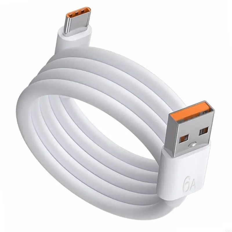 USB Type-C超急速充電データケーブル,30 cm, 100 cm, 150 cm, 200cm,6a,66w,Xiaomi, Samsung, Huawei,スマートフォンに適しています携帯電話充電ケーブル