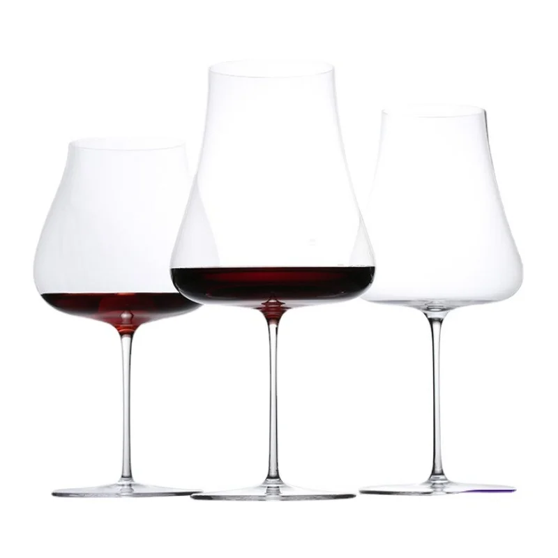 2pcs Super Classic Wine Glass Set 300-700ml Crystal Glass Handmade Goblet Light Luxury Champagne Red Wine Tasting Level Cup