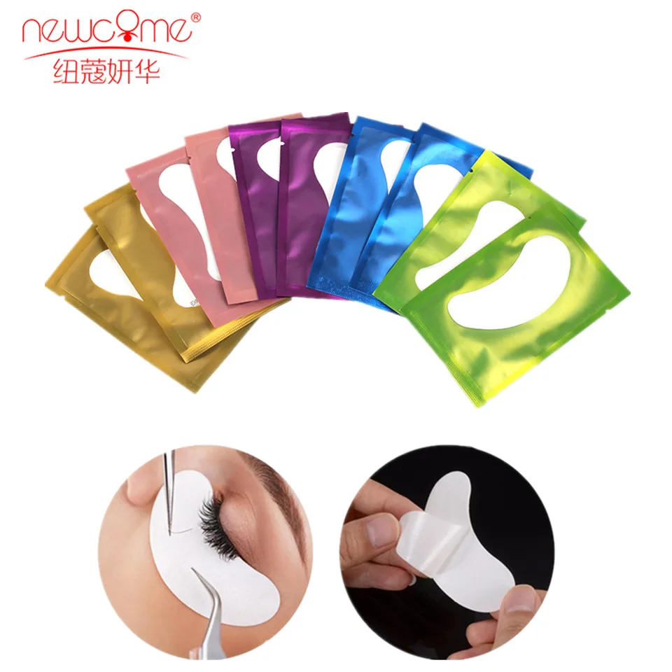 

50/100PCS Wholesale Hydrogel Gel Eye Patches for Eyelash Extension Eyepads Eyelash patch Lash Extension Mask Eyepad Makeup