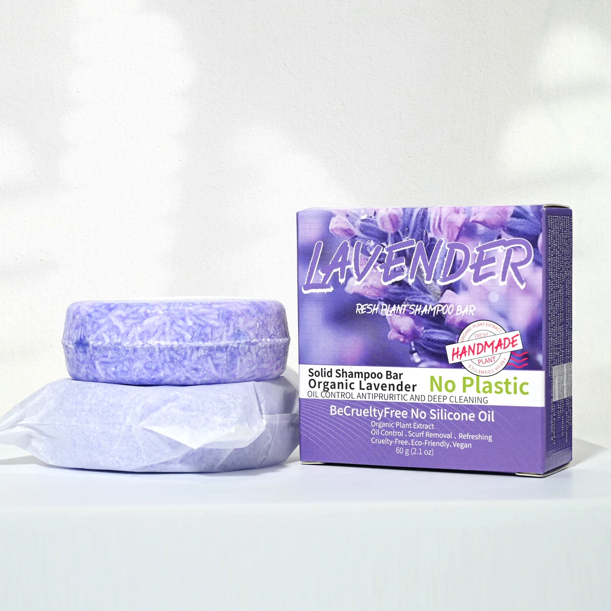 J+60g Hot Selling Lavender Sha - Hair Care Organic recension och pris