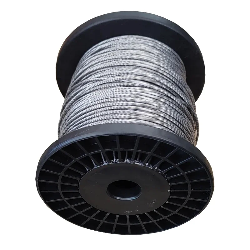 100M Φ2MM Electric Fence Low Resistance Aluminum Alloy Wire for Farm Animals Dog Pig Pourltry Garden Multi-strands Fencing Wires