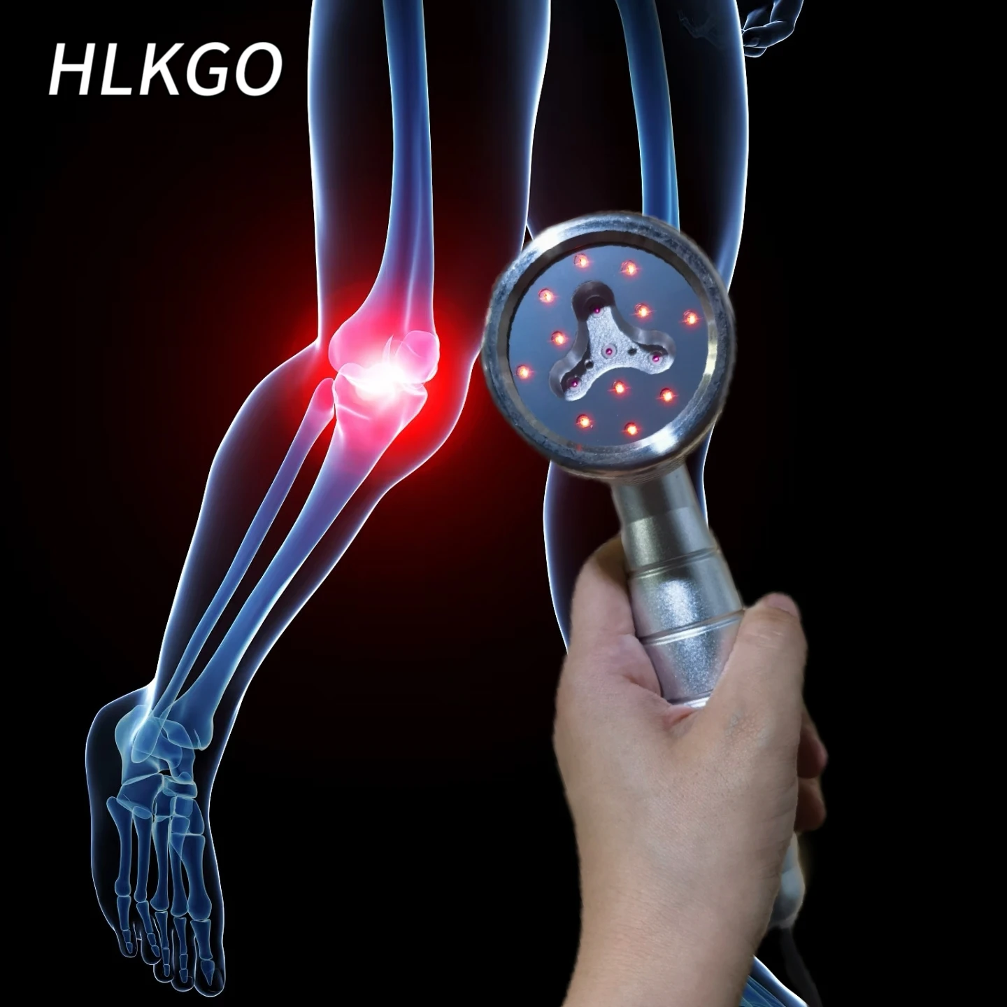 

New Upgrade 5W Cold Laser Device, 808nm & 650nm Dual Wavehead for Maximum Pain Relief, for Family and Pet Use