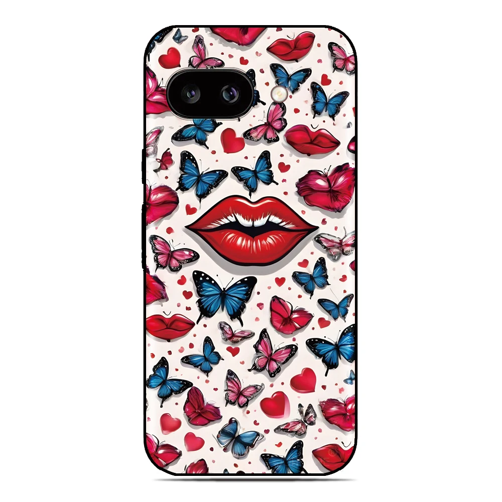 Kiss Lip Heart Cover For ZTE Blade A76 A36 A56 V40 Pro A35e A75 A54 4G A34 A53 Axon 50 Ultra 40 Lite 11 SE 10 20 30 Phone Case view 4