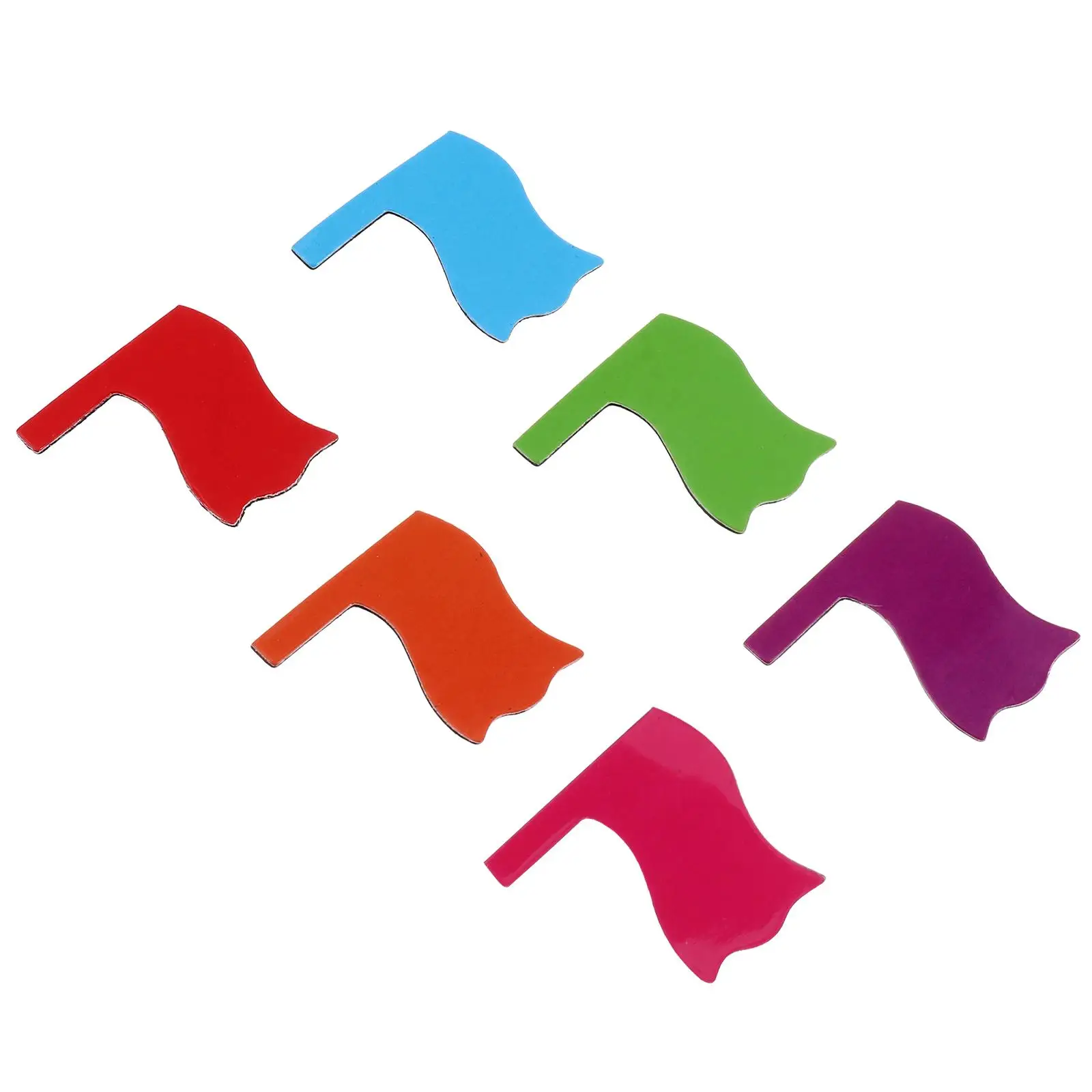 

30 Pcs Colored Flags Fridge Stickers 30MM Size Decor Refrigerator Accessories Gifts