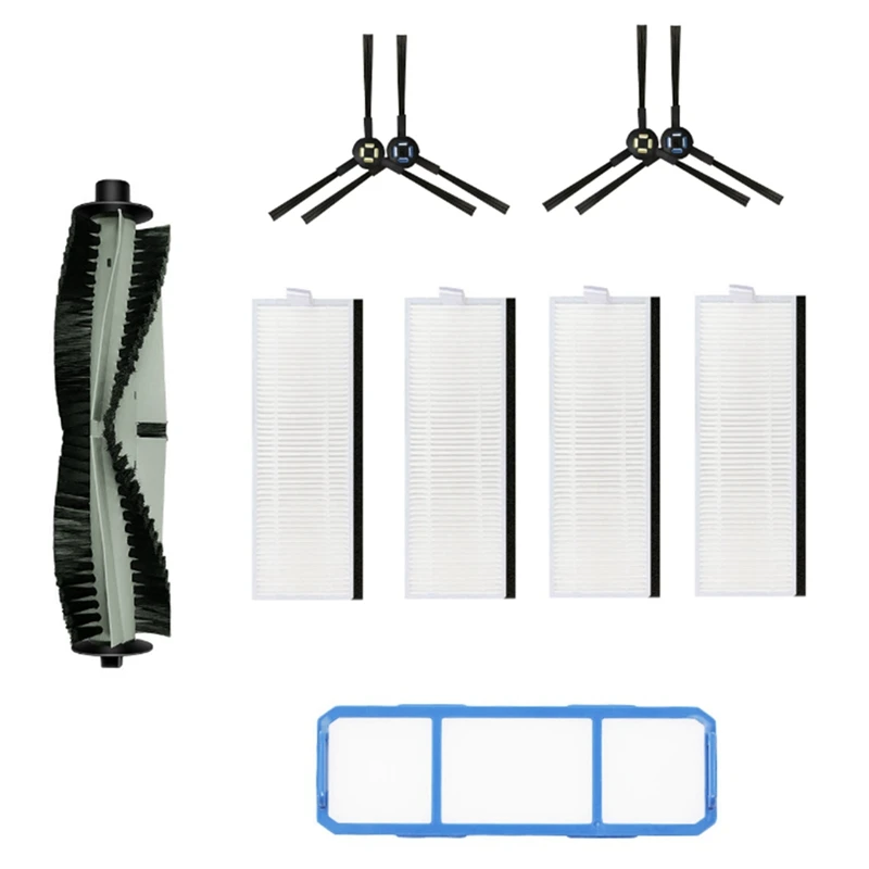 ملحقات المكنسة الكهربائية لـ Ilife ، الفرشاة الرئيسية والجانبية ، فلتر HEPA ، فلتر أساسي ، A7 ، A9S ، X785 ، X750 ، X800