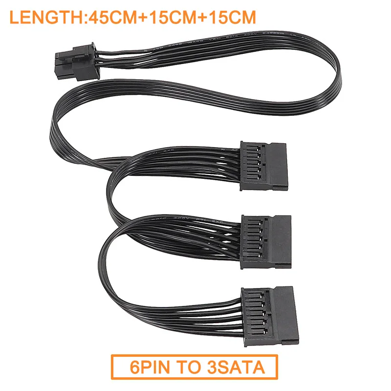 PCI-E Dual 8p(6+2) /SATA 15pin/IDE 4pin/CPU 8pin(4+4) ATX24P modular Power supply cable for  thermalright TR TG SG SERISE