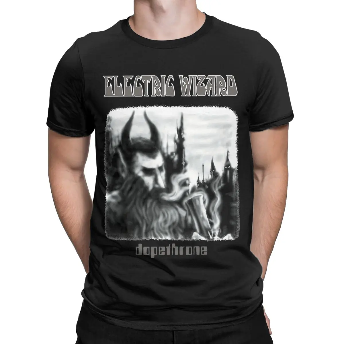 Summer Electric Wizard Dopethrone Metal Music Men Women T Shirts Apparel Funny Tee Shirt T-Shirts Cotton Original Clothing