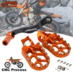 Foot Shift Pedal Set Motorcycle Accessories CNC Gear Shifter Pedals Footrests Footpegs For KTM SX SXF XC XCW EXC Dirt Pit Bike