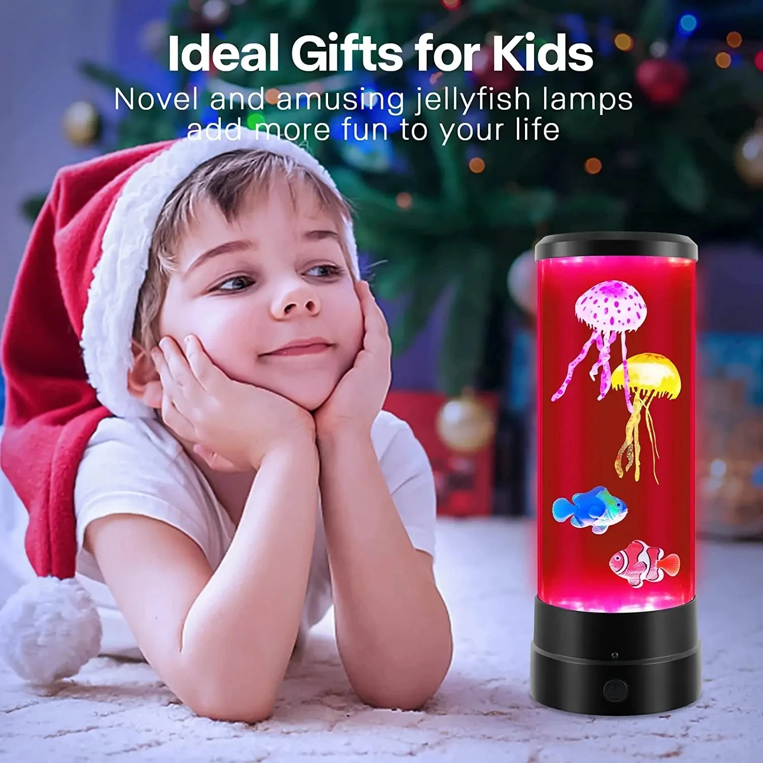 Lámpara de medusas que cambia de Color de fantasía, luz de noche de mesa alimentada por Usb/batería, decoración de cabecera, regalo de cumpleaños para niños y niñas, nuevo