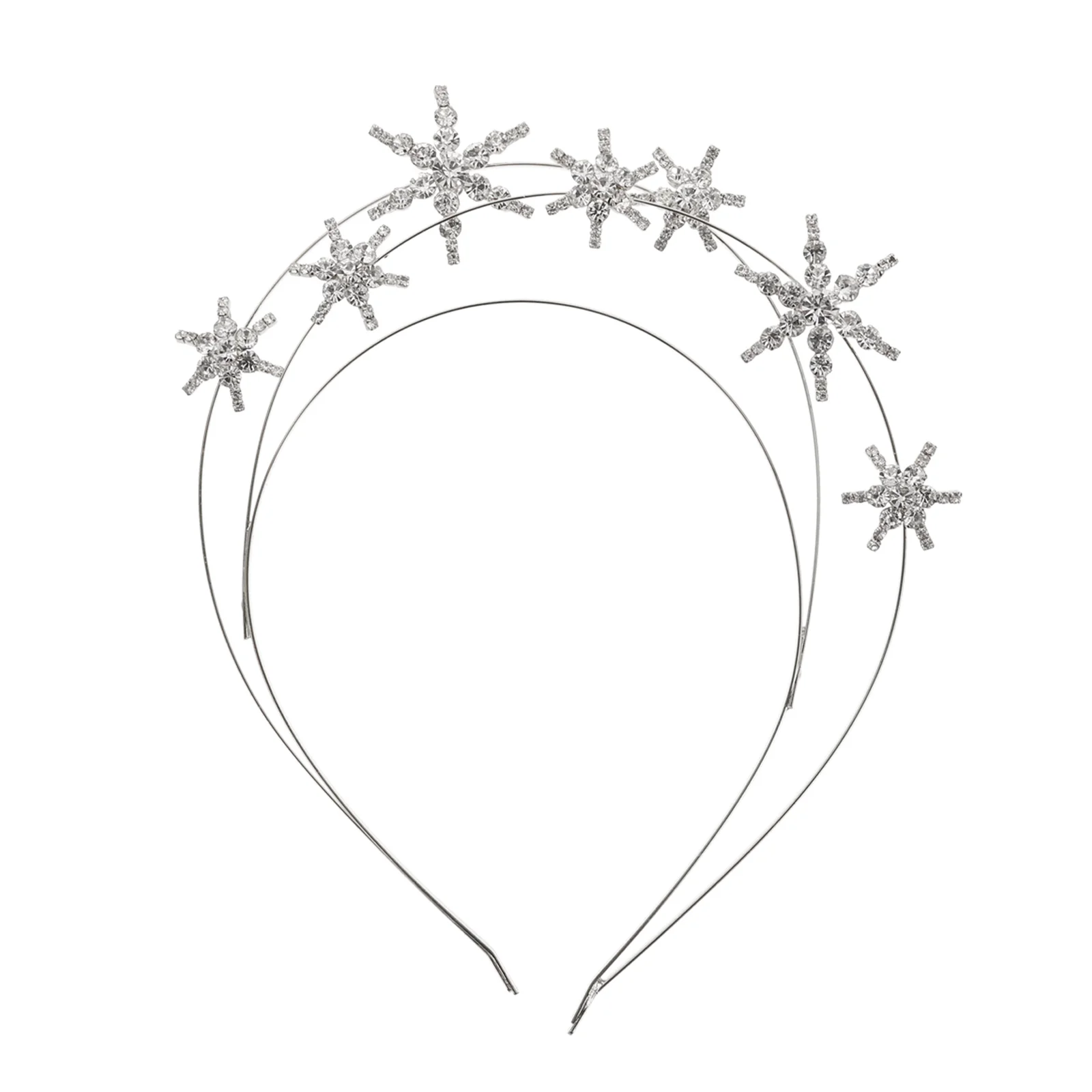 

Star Headband Crown Decor Wedding Hair Accessories Bride Delicate Adorn Ties Shiny Hairband Headwear Women Headdress Jewelry