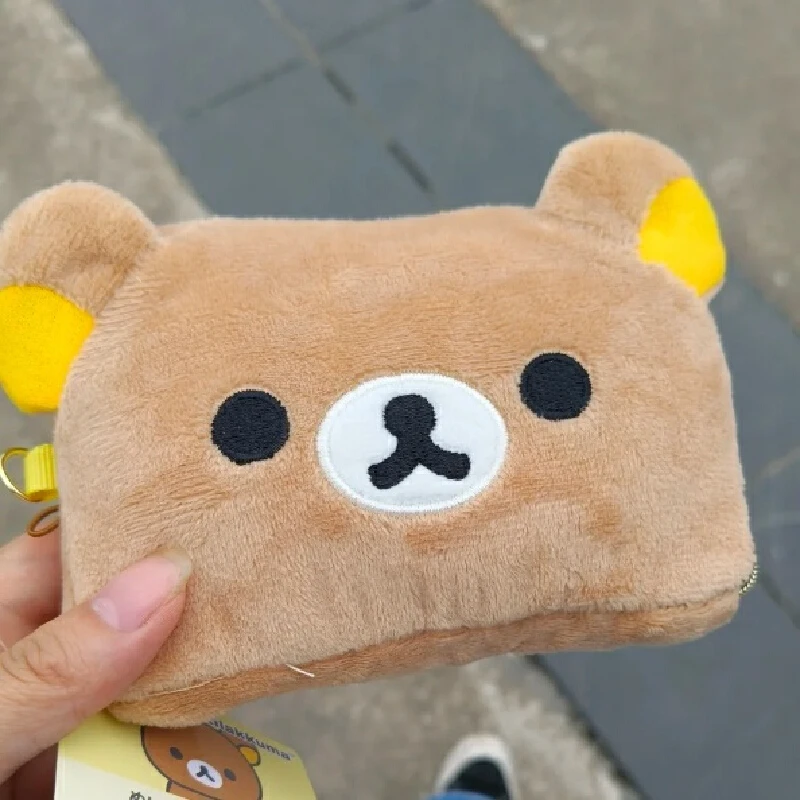 Cute Cartoon Anime Japanese Rilakkuma Doll Classic Cartoon Rilakkuma Coin Purse Miscellaneous Storage Small Bag Gift