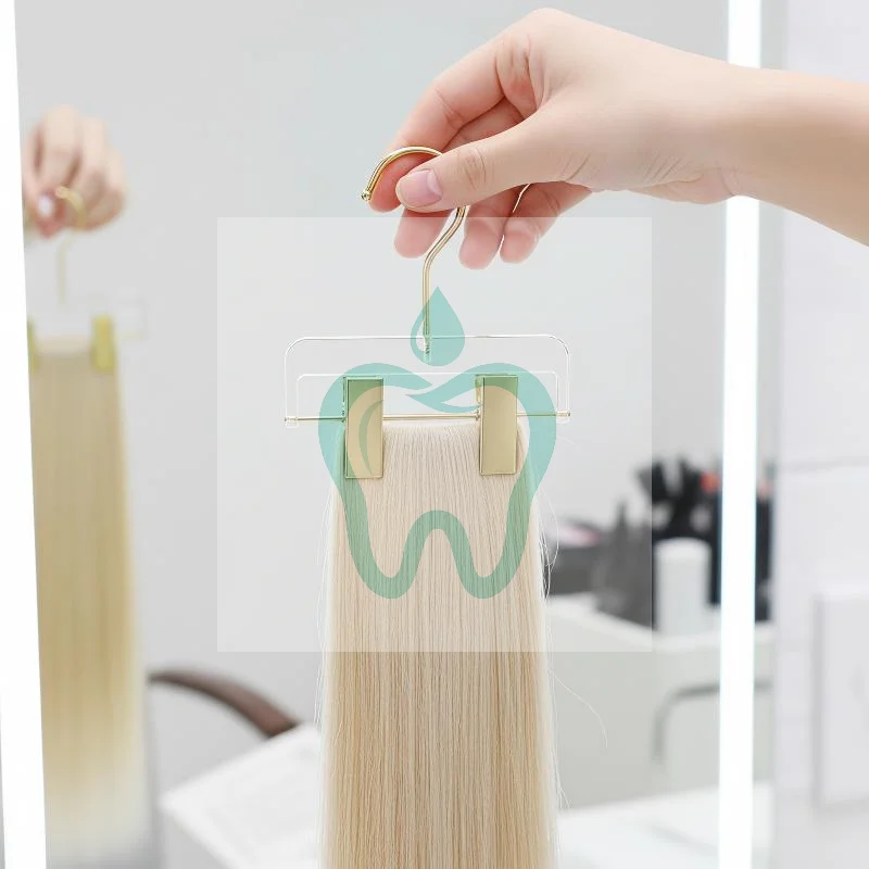 Acrylic Wig & Hair Extension Hanger Clip 1Pcs Hanging Storage Display Stand Clothes Pins For Hairpin Wig Organizer