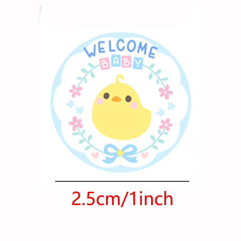 100-500pcs Cute Animal Encourage Sticker Kawaii Children Reward Stickers Creative School Supplies 2.5cm Circle Kids Toy Stickers