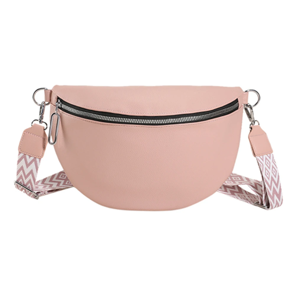 PU Leather Belt Bag Adjustable Shoulder Straps Female Fany Packen Zip for Party Festival Sports Shoulder Bag Bolso Fanny Pack