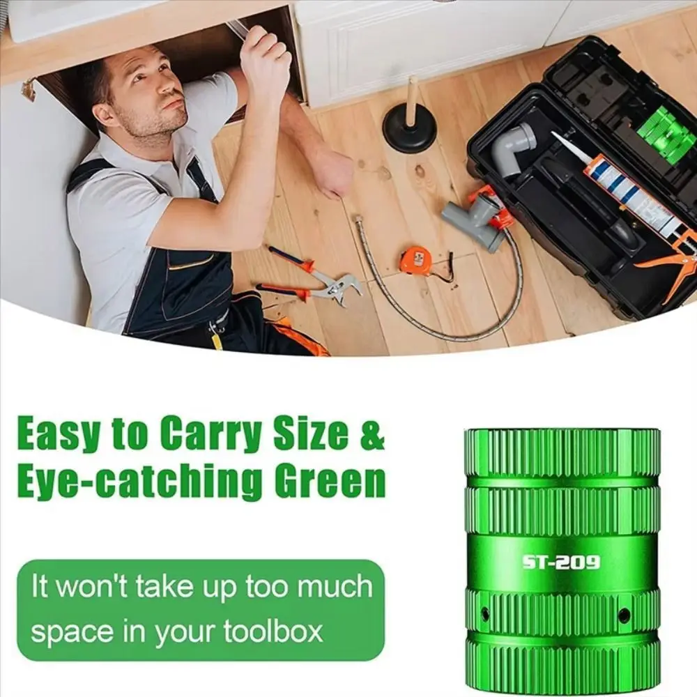 

Simple Operation Deburring Pipe Reamer Tool Durable Secure Pipe Cleaner One Dual-use Non-slip Tubing Reamer Plumbers