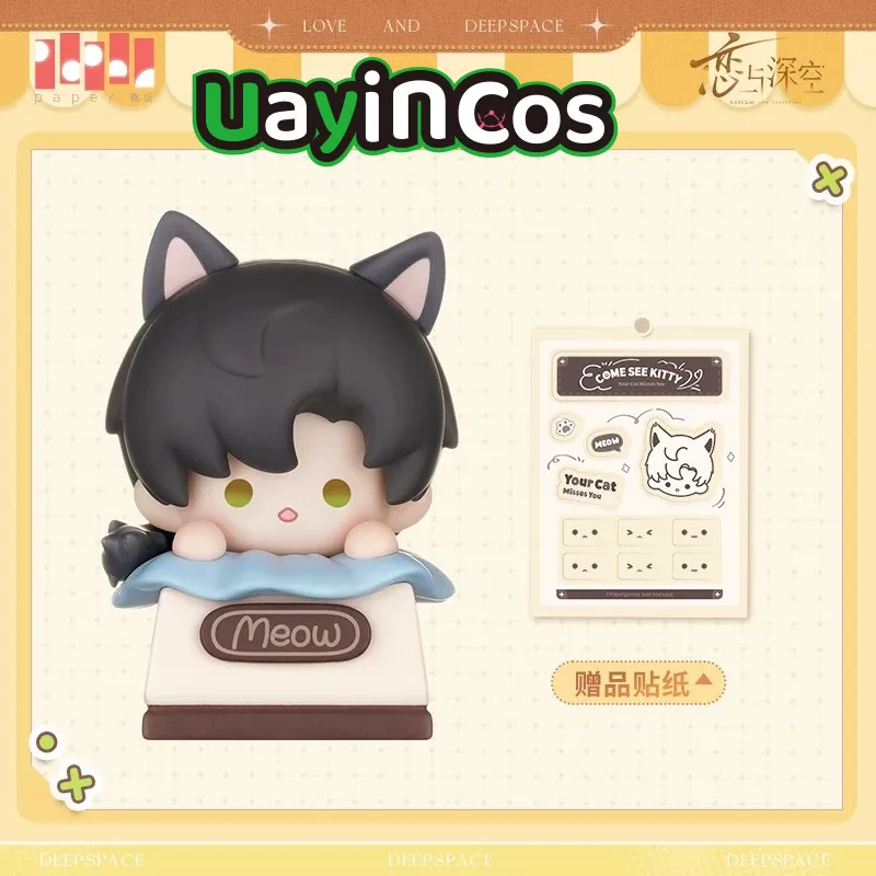 

keycap Original Love and Deepspace Zayne Xavier Rafayel Caleb Meow Series Keycaps Mechanical Keyboards Game Doll Anime Toy Gift