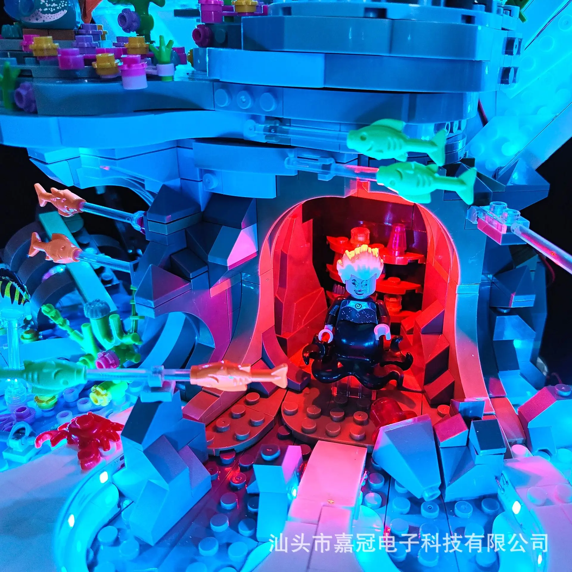 RC LED Light for 43225 Compatible for The Little Mermaid Royal Clamshell Without Building Blocks Just Led Kit for Christmas