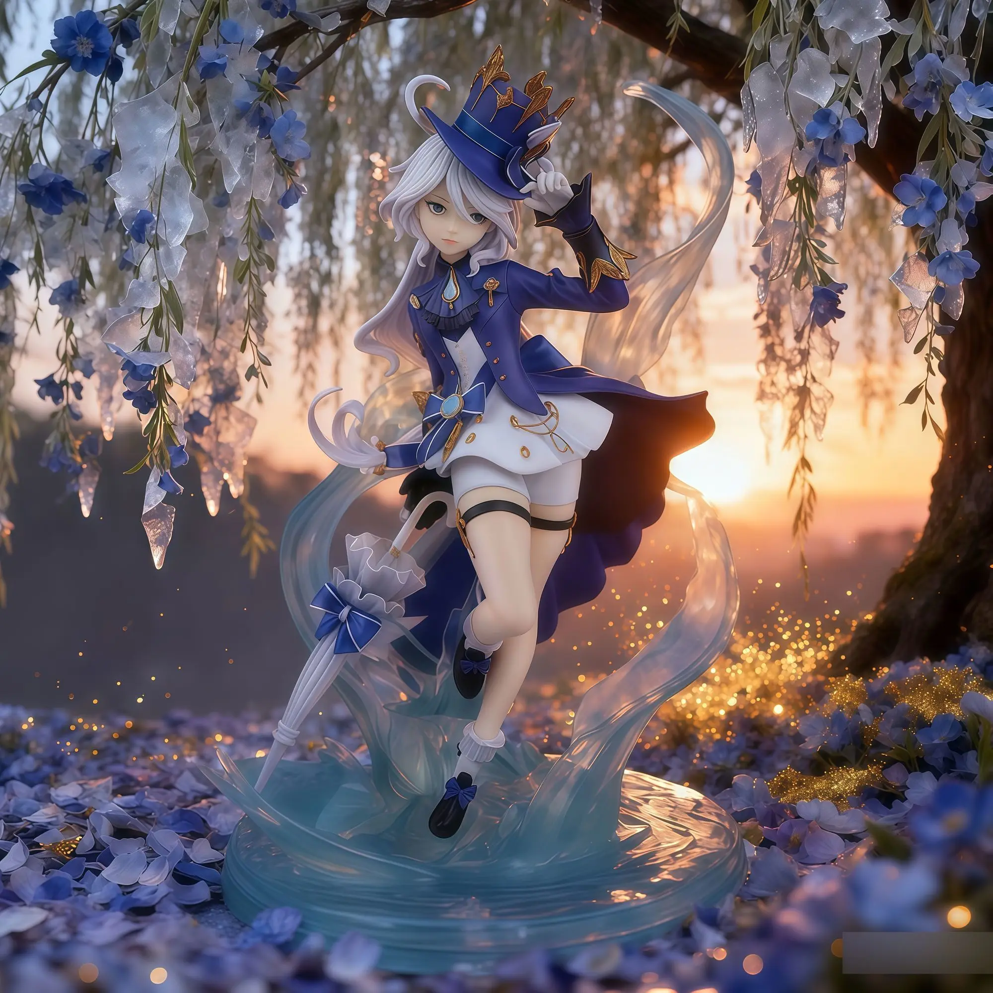 在庫あり 23cm 原神インパクト アニメフィギュア フーリナ フォカロルス フィギュア PVC製 スタチュー ドール GK コレクションモデル デスクデコレーション おもちゃ ギフト