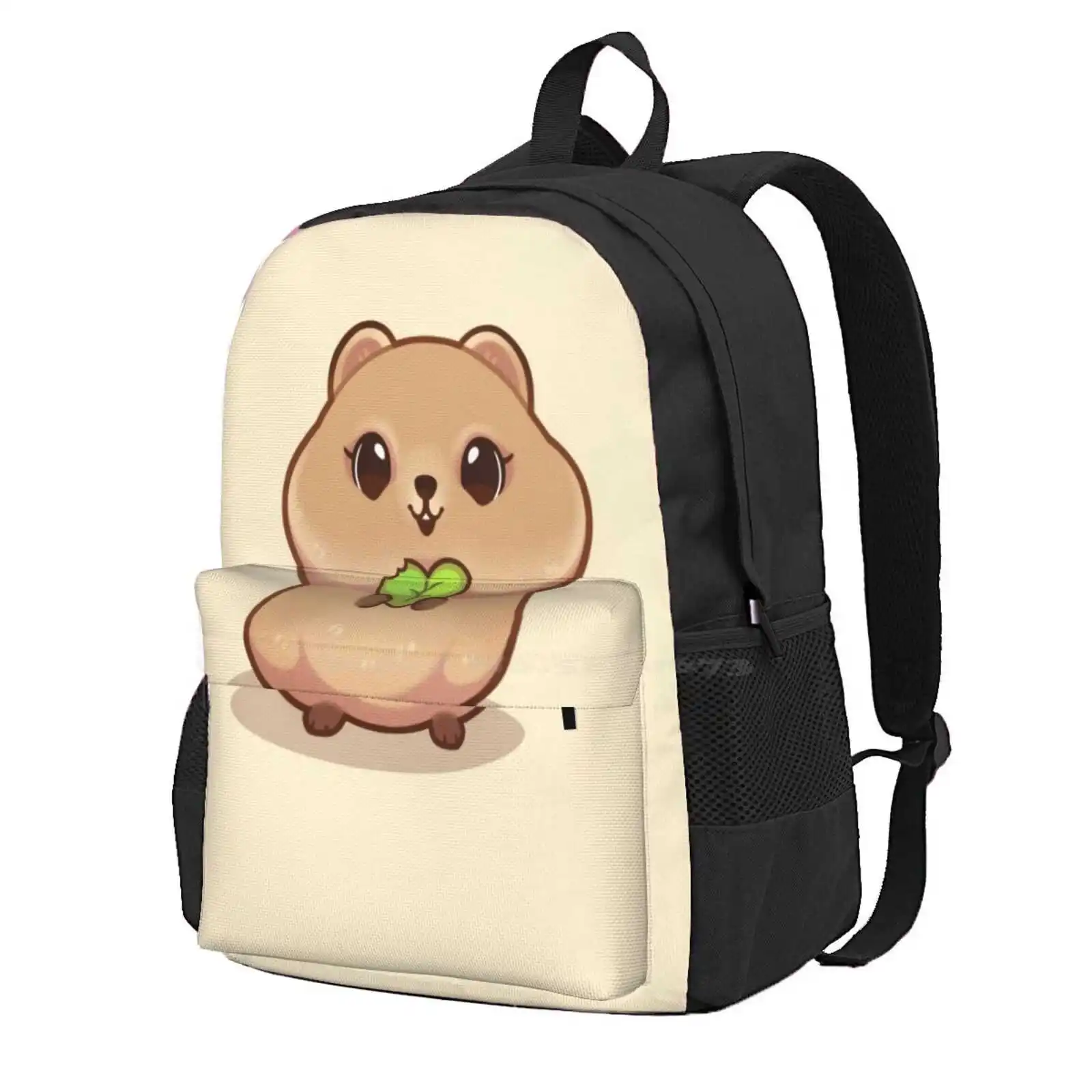 Quokka Love Hot Sale Schoolbag Backpack Fashion Bags Quokka Marsupial Australia Cute Animal Animal Lover I Love You Kawaii