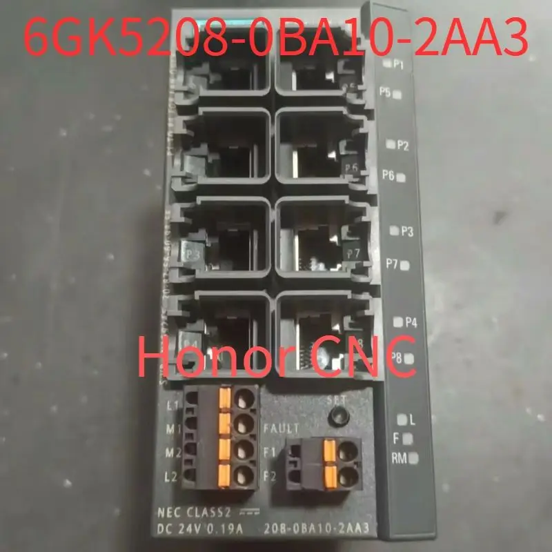 6GK5208-0BA10-2AA3 Used Tested OK In Good Condition SCALANCE X208, managed IE switch