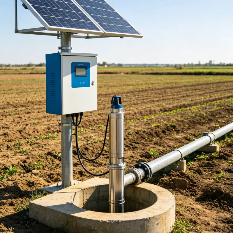 Customized Professional Reliable Durable Solar Powered Submersible Pump Stainless Steel For Borehole Deep Well Irrigation