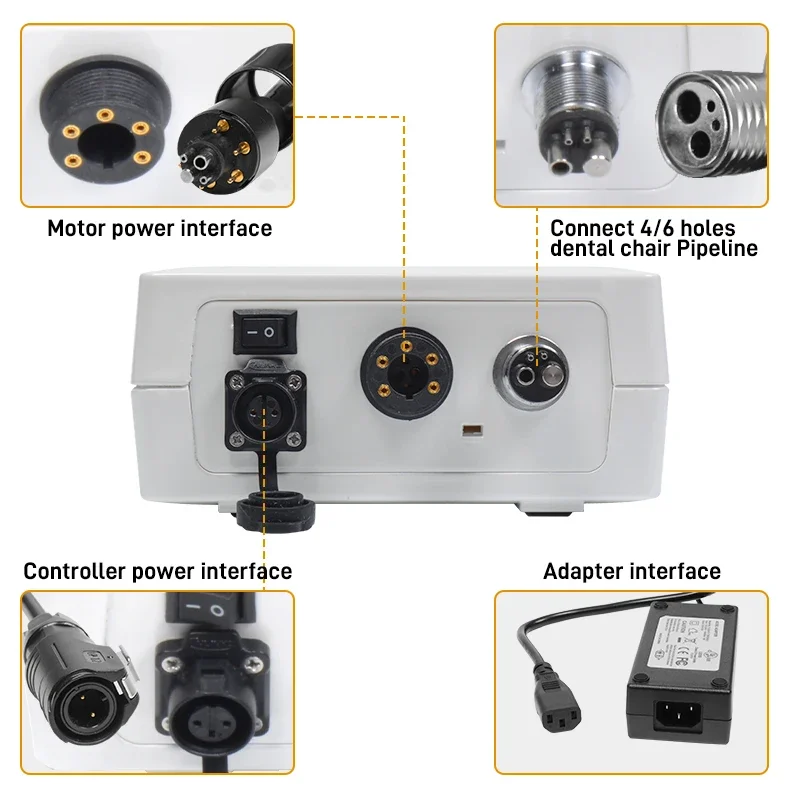 portable machine handpiece high speed