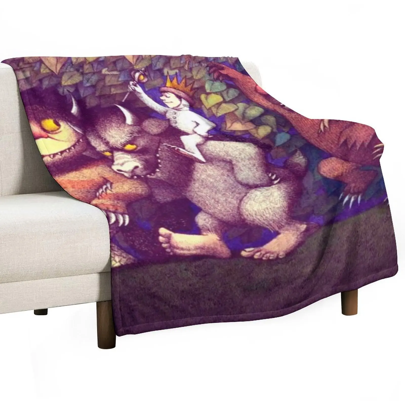 Where The Wild Things Throw Blanket heavy to sleep Hairys Blankets