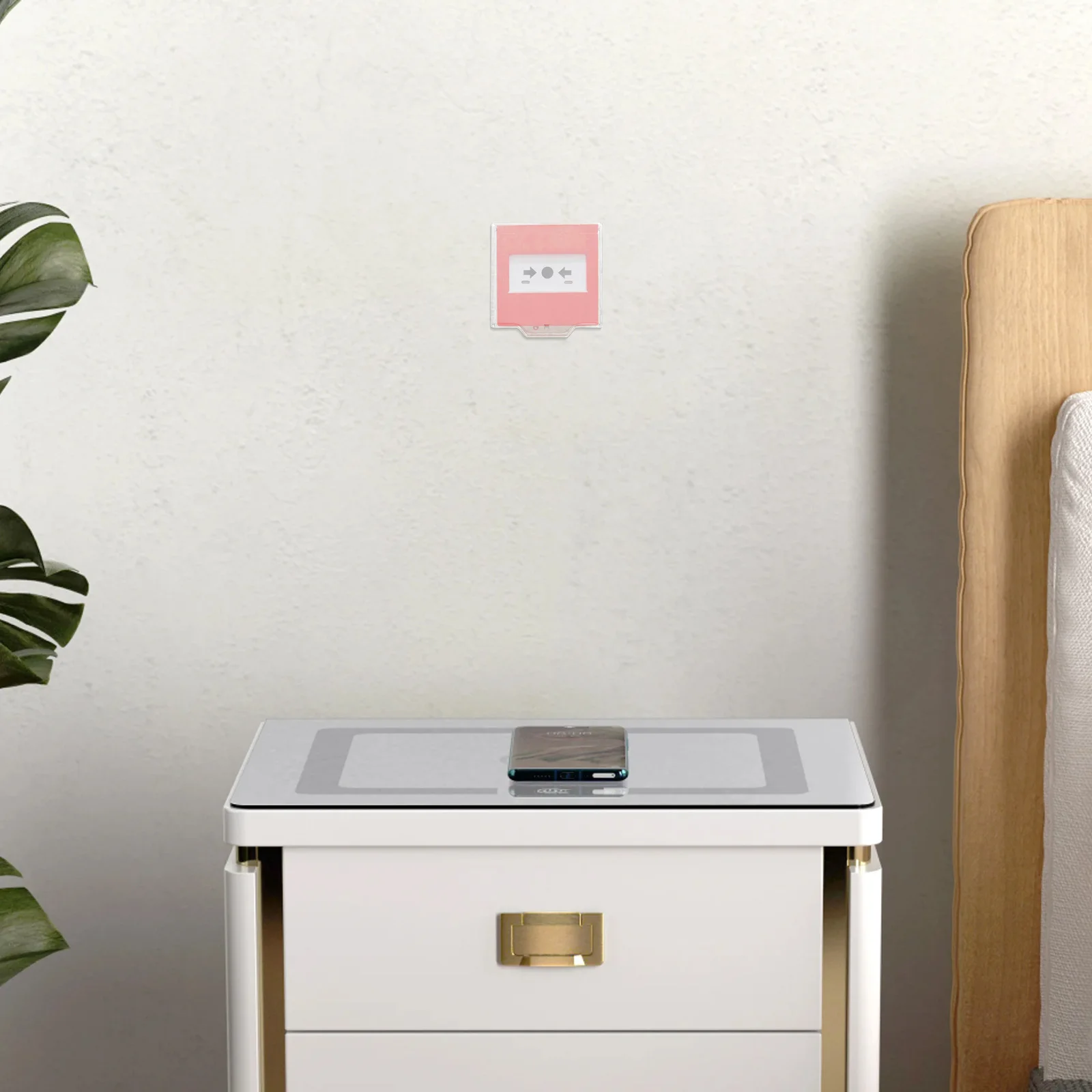 4 قطعة غطاء أمان للحريق بزر ضغط، مفتاح إيقاف الطوارئ الشفاف، غطاء زر واقي للاستخدام السكني التجاري #2