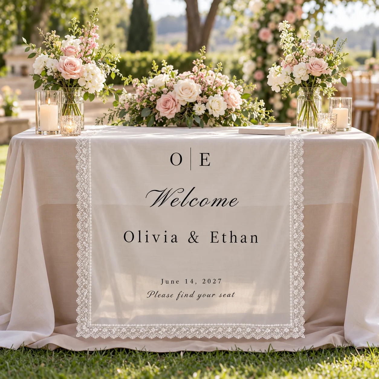 ผ้าปูโต๊ะลูกไม้สั่งทำพิเศษ ผ้า - Table Runner บทวิจารณ์และราคา